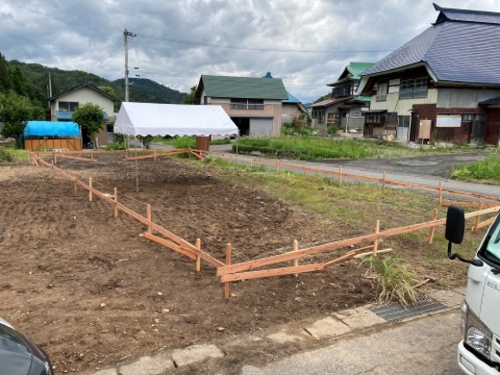 地縄、丁張り